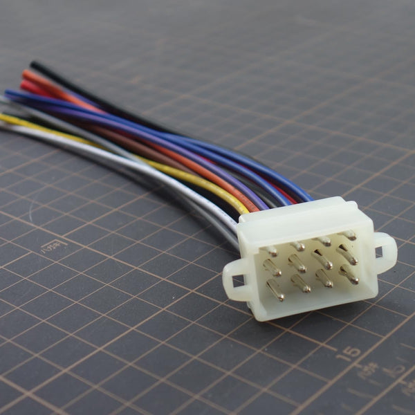 12-Pin Harness Plug Pigtail Compatible with Whelen Siren 295 Series Sirens 295hfs SL100 SLA1 295HFS1, A1, A5 & A6