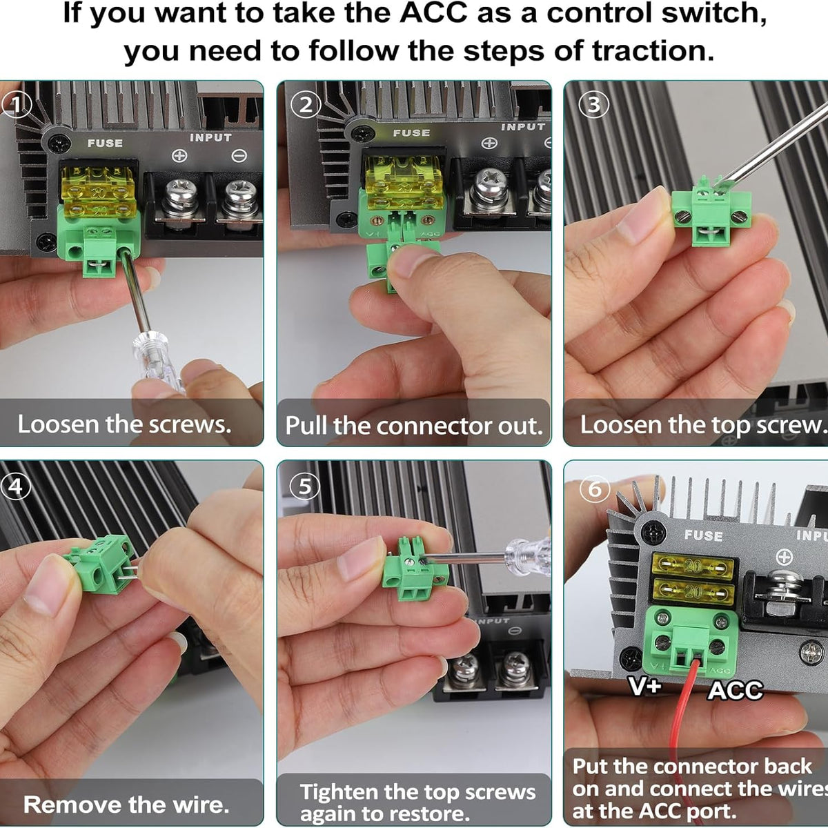 HOMELYLIFE 600W High Power Voltage Reducer DC 48V 60V 72V Step Down to DC 12V 50A Buck Converter Waterproof Module Car Truck Power Regulator Transformer