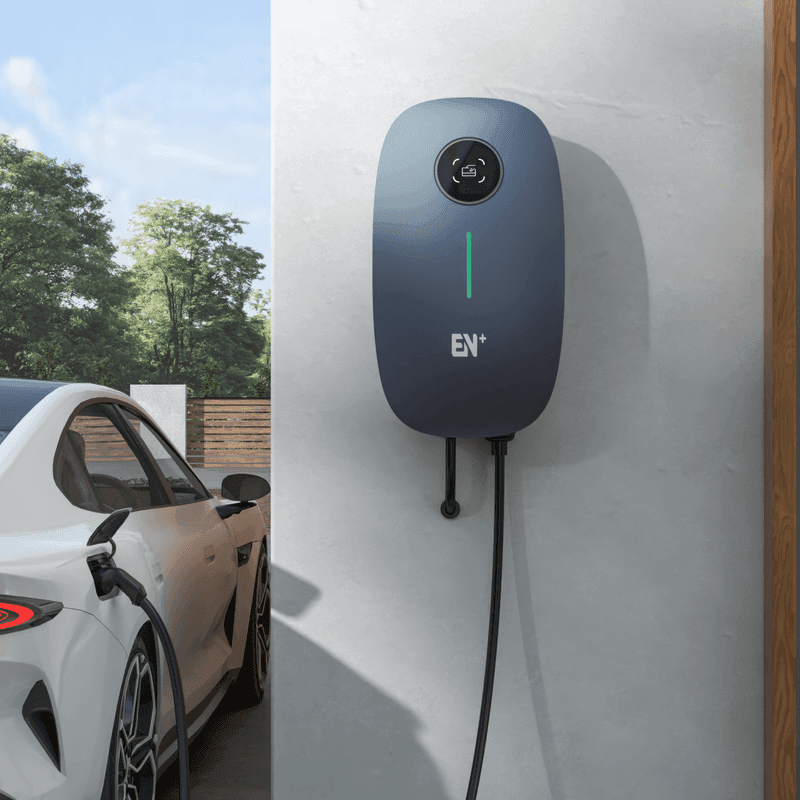 Silk Series Home Wallbox – Smart Level 2 EV Charger with J1772 Connector, Award-Winning Design & Energy-Optimized Charging